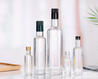 Nouveau design bouteille en verre d'huile d'olive 50ML 30ML 100ML 250ML 500ML mini bouteille en verre bouteilles d'huile capillaire