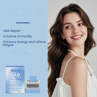 Ausreson OEM NAD Bandes de film orales à dissolution rapide, supplément pour les soins de la peau, Resvératrol, Collagène, Comprimés oraux, Bandes de film orales NAD+