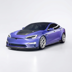 Nuevo Kit de Carrocería de Fibra de Carbono Seca para Tesla Model S VORS: Labio Delantero, Difusor, Spoiler, Faldones Laterales, Capó, Parachoques, Atornillable, Mejora de Retrofit - Product Image 1