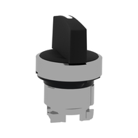 Tête de commutateur rotatif 22 mm noir ZB4B03, bouton-poussoir industriel électrique étanche pour panneau de commande, trois positions à maintien en position