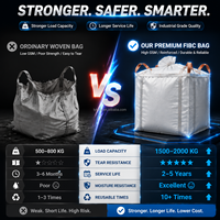 NOUVEAU/ D'OCCASION Sac de grande taille en forme de U / Sac jumbo / Sac en PP de grande taille / Sac tonneau pour sable, matériaux de construction - Exportation mondiale