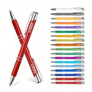Recycled Click Eco Friendly <b>Pens</b> With High Quality Personalized Promotional Metal Custom Logo Ball Point Ballpoint <b>Gift</b> - Product Image 1