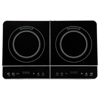 Table top CE GS 3000W, wadah pp kompor induksi double burner untuk dapur rumah