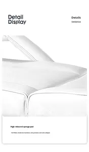 Lettino Multifunzione per Massaggi, Poltrona Pieghevole Regolabile per Spa, Salone di Bellezza, Tatuaggi, Trattamenti Ciglia con Sgabello - Product Image 6