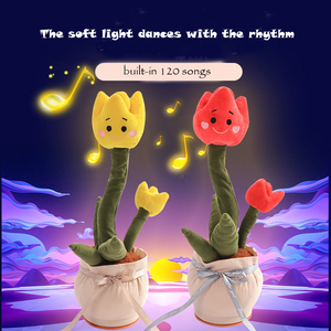 Juguete de Cactus Bailarín Musical de Alta Calidad Personalizado, con Tulipanes Encantadores que se Retorceden y Cantan - Product Image 6