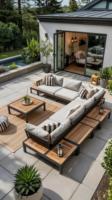 Hochwertiges Wohnzimmer-Sofa im Luxus-Stil, Langlebiges Schlafzimmer-Set, Abriebfestes Esszimmer-Set, Komplettes Design für Villen