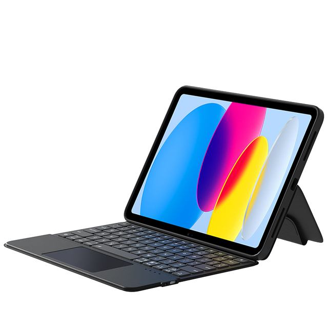 RICHISON Magic Keyboard Case for iPad Pro 11/iPad Air, Bluetooth 5.4, Trackpad, Backlit 78 Keys, Aluminum Keyboard