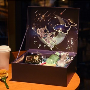 Custom 3D Foldable Paper <b>Gift</b> <b>Boxes</b> Luxury <b>Christmas</b> Birthday Cardboard Box 300g Artpaper Case - Product Image 5