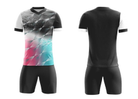 Ensemble de maillots et shorts de football personnalisés, uniforme d'équipe, séchage rapide, respirant, sublimation intégrale, vente en gros, fournisseur d'usine OEM ODM