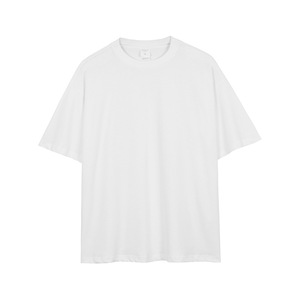 Vente en gros High Street <span class=keywords><strong>Ins</strong></span> 230g épaissi Double surdimensionné ample T-shirt à manches courtes Version de base Chemise - Product Image 4