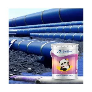 Revêtement époxy anti-corrosion, bonne adhérence, revêtement flexible, peinture au goudron au charbon époxy industriel