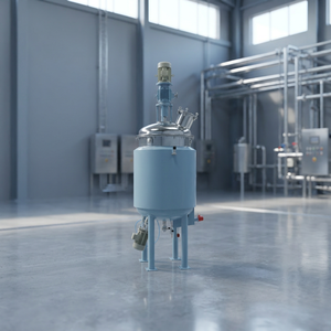 Cuve de mélange agitée en acier inoxydable industriel pour la transformation des liquides, le mélange de produits chimiques, la production par lots et les systèmes de gestion des matériaux - Product Image 5