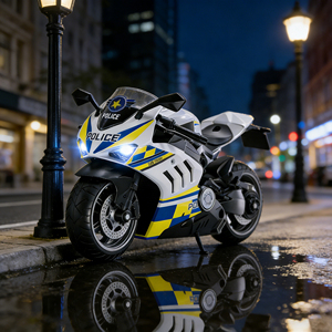 <strong>1</strong>/<strong>12</strong> Scale <strong>Diecast</strong> <strong>Motorcycles</strong> Model Friction <strong>Diecast</strong> Toy Vehicles with Light and Sound Die Cast Toys Models <strong>Motorcycle</strong> - Product Image 3