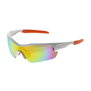 Hot Selling Sports Mtb Shield Tac Polarized Anti-Blue Light Children Wrap Around Sunglasses For Outdoor Activities