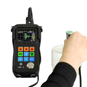 Medidor de Espesor Ultrasónico de Color UM-5DL, para Materiales de Aluminio/Metal, Funciona con Batería, Radio Convexo de 5 mm para Medición - Product Image 2