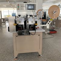 Machine de découpe et de pliage d'étiquettes en coton tissé ruban satin polyester couteau chaud et froid multifonction entièrement automatique