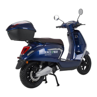 Moto électrique 4000W 72V, vitesse rapide 80 km/h, autonomie longue portée 160 km, double batterie au lithium, scooter électrique EU EEC COC, moto électrique