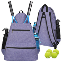 Sac de pickleball, sac à dos de tennis, grand sac de pickleball pour femmes et hommes, pour ranger raquettes de tennis, raquettes de squash, balles et autres accessoires