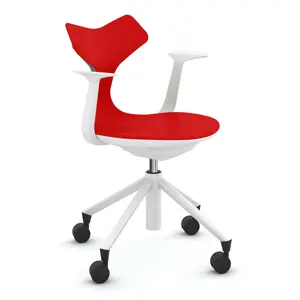 GS-1830A Modern Study Chair Adjustable Plastic School Furniture with Whale Design Free Swivel for Bedroom and Hospital Use