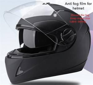 汎用曇り止め自己粘着PET素材バイクヘルメットバイザーディスクステッカーウィンドウポジション透明5年以上保証 - Product Image 5