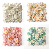 Fleurs artificielles en gros transfrontalières : roses et hortensias pour décorations murales de mariage et de Noël