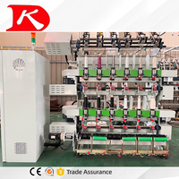 Kingkangda usine nouvelle machine de torsion de fantaisie à double broche creuse à deux rouleaux usine directe à haut rendement
