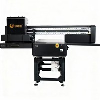 Mesin Printer UV Flatbed OSNUO-7590 dengan Efek Embos, Printer Inkjet Digital Kecepatan Tinggi Tren Terbaru
