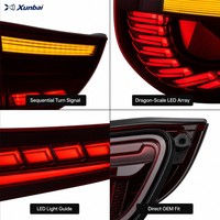 Conjunto de Luces Traseras LED Secuenciales con Diseño de Escamas de Dragón para BMW Serie 3 GT F34 2013-2020, Accesorios de Iluminación Automotriz