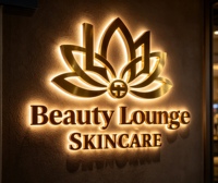 Enseigne lumineuse personnalisée avec logo rétroéclairé, lettres en acrylique 3D avec éclairage LED, enseigne murale extérieure imperméable pour restaurant, salon, magasin, image de marque