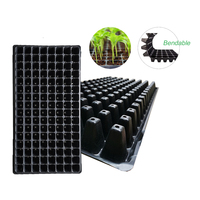 Plateau de semis multi-cellules en plastique pour jardin domestique, serre, herbes et fleurs – Plateau de germination et de culture
