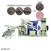 Machine de granulation de fil de cuivre usagé pour la séparation des câbles isolés, des câbles fins, des câbles en PVC et des câbles électriques
