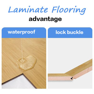 Planches de <span class=keywords><strong>plancher</strong></span> flottantes en bois Piso Flotante <span class=keywords><strong>AC4</strong></span> De 8mm Revêtement de sol stratifié - Product Image 5