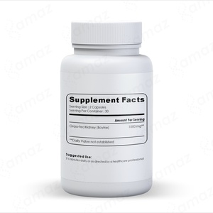 Amaz OEM Halal OEM Supplément d'organe de boeuf nourri à l'herbe avec foie de boeuf Cœur Rein Pancréas Rate Complexe de viscères de boeuf Capsules - Product Image 2