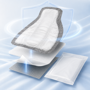 Protège-slips absorbants sans ailettes <span class=keywords><strong>pour</strong></span> adultes, <span class=keywords><strong>protection</strong></span> supérieure contre les fuites, avec noyau absorbant SAP - Product Image 4