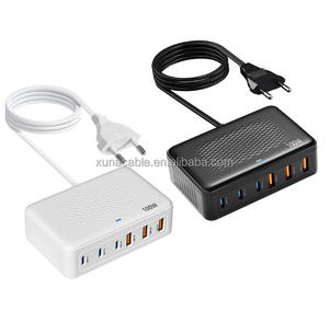 100W gallium nitride sạc đa cổng sạc nhanh đầy đủ giao thức phù hợp cho máy tính xách tay di động Apple Huawei - Product Image 3