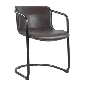 Canne sans accoudoirs de loisirs moderne occasionnel châtaigne rose bonbon canapé simple cuisine turquie meubles fauteuil pour hôtel