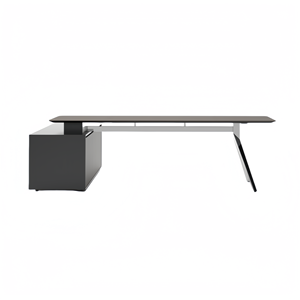 Moderner Luxus-Manager-Schreibtisch Langlebiges neues Design Büromöbel Luxus-Holzplatten-Workstation-<span class=keywords><strong>Computer</strong></span> tisch - Product Image 1