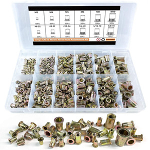 Rivet Nuts Assortment 520pcs Metric And Imperial Sae Standard Color Zinc Plated Self Tapping For Communication Equipment - Product Image 1