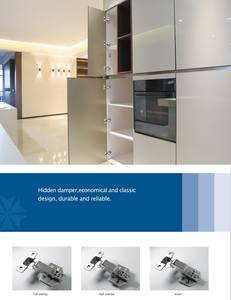 المفصلات الهيدروليكية بسعر رخيص من الصين مفصلات درج هيدروليكية بسحاب مفصلات خزانة بذراع طويلة - Product Image 3