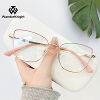 Lunettes de vue œil de chat 2025 pour femmes, monture classique anti-lumière bleue, design spécial, charnières flexibles, montures optiques