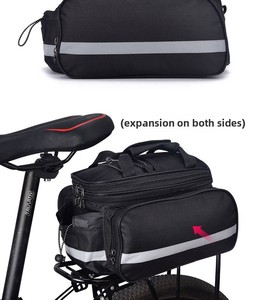 Sacoche de vélo pour porte-bagages arrière de VTT, grande capacité, étanche, sacoche arrière pour longues distances, équipement de cyclisme - Product Image 5