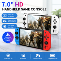 Consoles de jeux vidéo G90 avec écran IPS de 7,0 pouces, batterie de 4000 mAh, plus de 19000 jeux, sortie TV Type-C, consoles de jeux portables G90