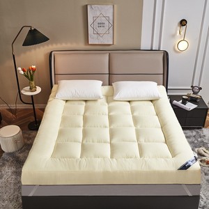 <span class=keywords><strong>Surmatelas</strong></span> en peluche extra épais pour matelas ferme - Gris, <span class=keywords><strong>surmatelas</strong></span> doux et rafraîchissant pour le lit, pour les douleurs dorsales - Product Image 4