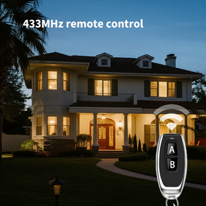 433mhz धातु रिमोट कंट्रोल लर्निंग कोड 4 बटन गोपनीयता फ़ंक्शन 100 मीटर रेंज - Product Image 3