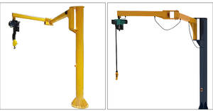 เครนแขนหมุนพับพร้อมรอกสามารถหมุนได้180และ360องศาและใช้งานได้ยืดหยุ่น - Product Image 2