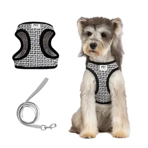 Wholesale Dog Clothing Suppliers Hemp Pet Vest Dog Accessories Custom Leash And Dog Harness Set Clothes Manufacturer