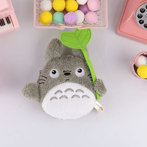 Porte-monnaie en peluche mignon, porte-cartes, pendentif, décoration, inspiré de l'anime <span class=keywords><strong>Totoro</strong></span> de Hayao Miyazaki, avec le bus chat elfe blanc qui chante et qui se balade dans la poussière - Product Image 6