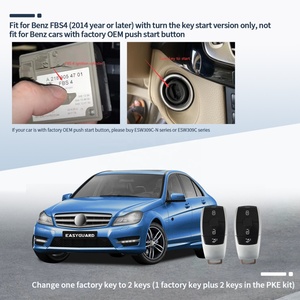 Système de clé intelligente EASYGUARD PKE compatible avec Benz V260, ML/GL/GLS, Classe G, 2014+  Démarrage par clé FBS4 - Product Image 6