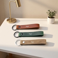 Porte-clés en cuir avec sangle à bouton - Porte-clés de voiture durable, organisateur de clés pour hommes et femmes, cadeau idéal pour les propriétaires de voitures