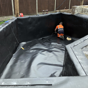 Petite fontaine pour koïs, en plastique moulé <span class=keywords><strong>rigide</strong></span>, peu profonde, préformée, ronde, pour bassin de jardin - Product Image 3